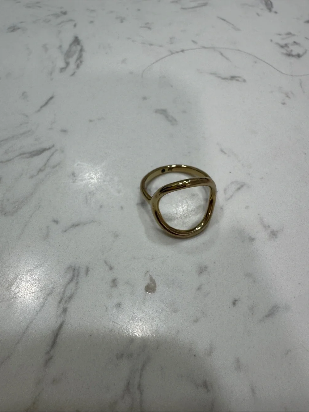 Madewell Open circle Gold Ring - Women Jewelry